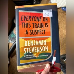 Everyone on this train is a suspect novel